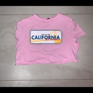 California Cropped Tee